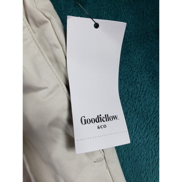 Goodfellow Pants Size 32x32 Mens Beige Chino Khaki Stretch Work Pleated NWT - Picture 4 of 15
